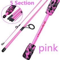 Sougayilang-1.7m 스피닝 캐스팅 초경량 휴대용 루어 낚싯대 EVA 핸들 잉어 낚시 태클, Pink