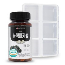 블랙마카정 페루산 1000mg x 60정 HACCP 인증제품, 1개