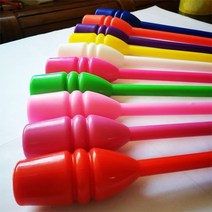 체조 용품 체조화 체조봉 리본 1PC 38cm/45cm 체조 스틱 성인 체육관 휘트니스 장비 리듬 훈련 액세서리, 05 45cm orange