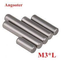 계단난간 200/50pcs M3 GB119 SUS304 스테인레스 스틸 은못 핀 원형 실린더 평행 직경 3mm 위치 결정 * 8/1, 01 M3_11 10mm  200pcs