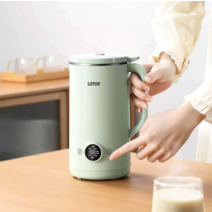1인 2인 3인 용 콩 가는기계 분쇄기 맷돌 비지 메이커, 화이트 용량 600ml