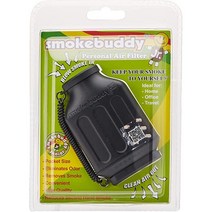 스모크버디(smokebuddy) 주니어 블랙 개인용 에어 필터 (간접 흡연 방지 필터), 단일옵션
