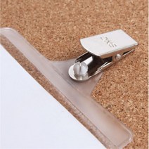 명찰판 옷부착 간편 이름표꽂이 가격표 집게 명찰 5개 명찰집게 네임택 네임카드 학생, 가로