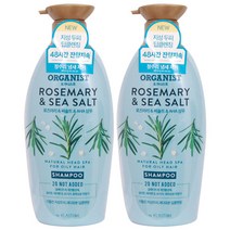 Tsm 오가니스트 로즈마리&씨솔트 두피딥클렌징 샴푸 1+1, 오가니스트 로즈마리 샴푸500ml(2개)