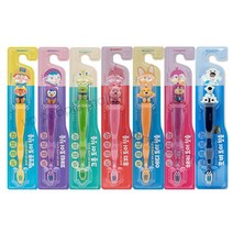 뽀로로 토이 유아칫솔세트 7P 혼합색상(매칭불가x 업피플몰), 에디 토이칫솔 7개