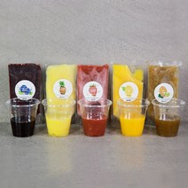 과일청 생과일 주스 만들기 DIY 키트 재료 5종 (택1) 카페재료 라떼 에이드, 키위 아이스키트 200g