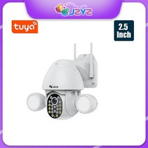 문앞cctv 실내외 스마트 Wifi Tuya Smartlife Google Alexa AI 자동 추적 동작 감지 CCTV Vedio 감시 기능이있는 3MP 투광 홈cctv, 3MP GH 알렉사 64GB, CN, 미국 플러그