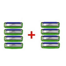 도루코 페이스6 6중날 면도기 + 면도날 기획전, 면도날4P+4P, 1세트