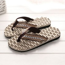 블루투스 스피커 우퍼 2023 Summer Men Flip Flops Beach Sandals Non-Slip Casual Flat Shoes Slippers Indoor Hous, 41(255mm), Brown