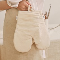 코르(corr) 오븐장갑 아이보리 2P, 아이보리(광목면) 2P