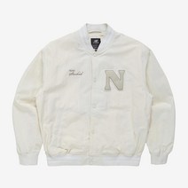 뉴발란스 UNI 나일론 바시티 자켓 NBNAD13313 Cream