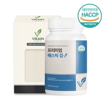 비카인 프리미엄 매스틱 검V 매스틱 분말 가루 정 위건강 도움 600mg x 120정, 1개x120정
