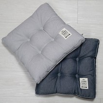희아랑 모던디자인데님방석 경추방석 의자방석 도넛츠방석 원형방석 자세교정방석 푹신한쿠션 모던방석, 두툼한굽형-굽그레이