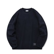 커버낫 X 블랙 YAK 플리스 후리스 뽀글이 맨투맨 네이비