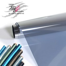 괴물 필름 4계절 단열 난방 절약 뽁뽁이 창문 시트지, 가로0.9M×세로10M(전용밀대 포함), 블루