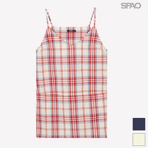 스파오 썸머 체크 미니 원피스_SPOW924G33