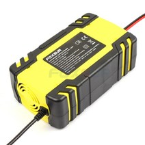 자동차 차량 블박 보조배터리 Foxsur 12v 24v 8a 자동 스마트 배터리 충전기 3단 스마트 배터리 충전기 젤 습식 agm 배터리용 배터리 충전기, 오플러그
