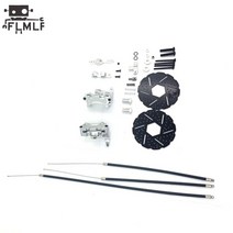 RC 자동차 CNC 금속 후면 케이블 브레이크 시스템 와이어 키트 1/5 HPI ROFUN BAHA ROVAN KM BAJA 5B 5T 5SC 트럭 부품에 적합