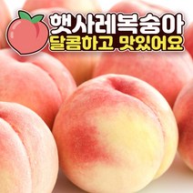프리미엄 고당도 음성 감곡 햇사레 복숭아 황도 백도 딱딱 딱딱이 선물용 과일 중과 대과 3kg 4kg, 01. 햇사레 복숭아 3kg 12과 내외, 1개