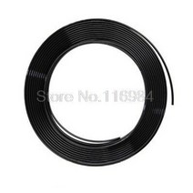 자동차인테리어에어컨 컴프레셔 송풍기커버1미터 6 크롬 트림 스트립 범퍼 에어 벤트 그릴 스위치 림 몰딩 스타일, 검은색