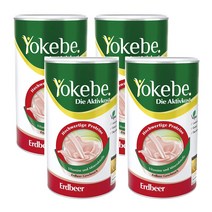요케베 Yokebe 딸기 파우더 다이어트 단백질 쉐이크 500g 4개