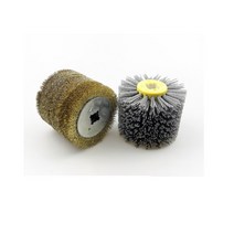 금속 연마 브러쉬 개대 나무 가구 연삭 휠 브러시 샌더 세트 핸드 헬드 버니싱 기계, 1.03