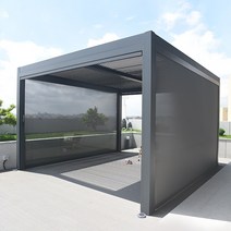 전망대 야외 안뜰 알루미늄 합금 슬라이딩 천막 빌라 정원 테라스 레저 파빌리온, 한개옵션0