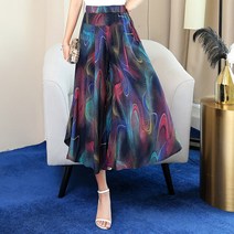 와이드 레그 팬츠 하이 웨스트 바지 캐주얼 발목 길이 체크 무늬 여성용 프린트 느슨한 여름 2023