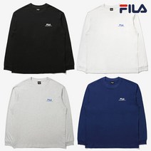 휠라 공용 루즈핏 손목 시보리 면 긴팔티 FS2RLD3210X
