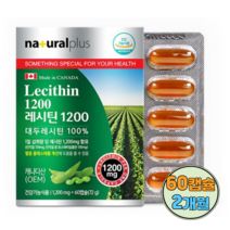 캐나다 레시틴 1200 대두레시틴 100% 1200mg x 60캡슐