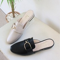 금수화 빅사이즈 여자 버클 블로퍼 뮬 슬리퍼(255-270mm)