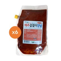 뉴그린푸드 배추겉절이 양념 소스 2kg x6 업소용 급식 식자재마트, 6개
