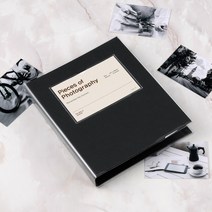 TOBI 데일리 7종 바인더앨범, 25매, 바인더앨범 (블랙)-백지