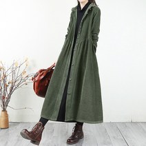 여성 코트 간절기 롱코트 캐주얼 슬림핏 자켓 인박카007