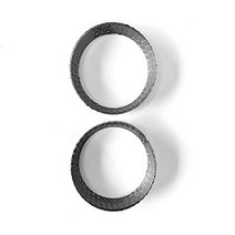 Exhaust Port Gasket for Harley Made of Graphite and Steel Mesh For 1984-2020 Most Harley Davidson B, 5 x 4 x 1inches, gray