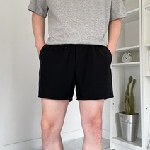 남자 여름 아이스 스판 밴딩 반바지