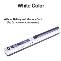 북스캐너 북스캔 책스캔 셀프북스캔 디지털 휴대용 iScan 미니 스캐너 900 인치 당 점 LCD 디스플레이 JPG/, 02 White