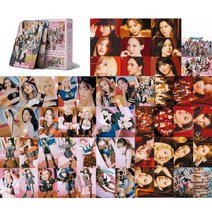 Kpop TWICE 4TH 월드 투어 포토카드 54 개 더 필스 새 앨범 Lomo 카드 포뮬러 오브 러브 걸스 HD 엽서 팬 선물, MM-Pink