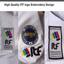 personalized itf uniform logo emblems label for taekwondo kimono for uniform accessories 유니폼 로고, 50개
