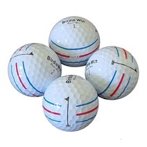 3 라인 로고인쇄 ( 3피스 / 4피스) 선입견 타파 리피니쉬볼 3 V1 (블루+레드) (10개입), 3라인 V1X (블루+레드)
