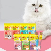 고양이 헤어볼배출 영양간식 츄르 5개 캣 캣스틱 냥이 아기 애완용 자묘용
