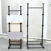 타일 진열대 전시대 견본 판목 스탠드 천장 바닥 샘플, 400x800 (양면 8장)