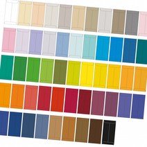 밍크지 규격(85x170mm)100매 고급칼라봉투53종 Mink, 34 황매화