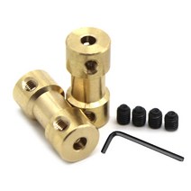 모터 커플링 황동 리지드 샤프트 커플러 변속기 조인트 커넥터 슬리브 2mm 3mm 4mm 5mm 6mm, 3.175mm to 3.175mm