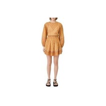 Maje 마쥬 ORANGE 여성 리소 컷아웃 꽃무늬 프린터 드레스 US 0 X 소형 397159