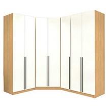 코너 옷장 안방 슬림 자취방 장농 공간활용 침실 수납, 5코너 캐비닛 220x115x115