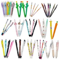 고급형 샤프 랜덤세트 10개 1세트 캐릭터 샤프모찌모찌 젤리샤프 선인장샤프 플라워 지우개샤프 레인보우샤프 구슬장식샤프 똥캐릭 poopoo 팡건 바나나 당근 굿스 샤프