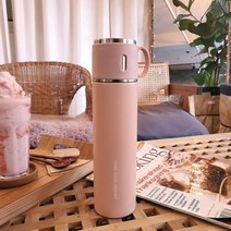 [Su♭] 파스텔 냉온텀블러 560ml 보온물병 스테인레스 휴대용 스텐 보냉 _Πj_ea, Яn_매트블랙