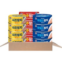 사조 살코기참치 150g x 4개 + 고추참치 150g x 4개 + 마일드참치 150g x 4개, 1세트