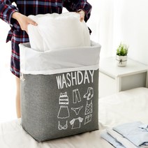 대용량천빨래바구니 수건통 아기빨래통 세탁바구니자루 사각햄퍼 빨래이불계절옷인형 다용도보관함, 핑크